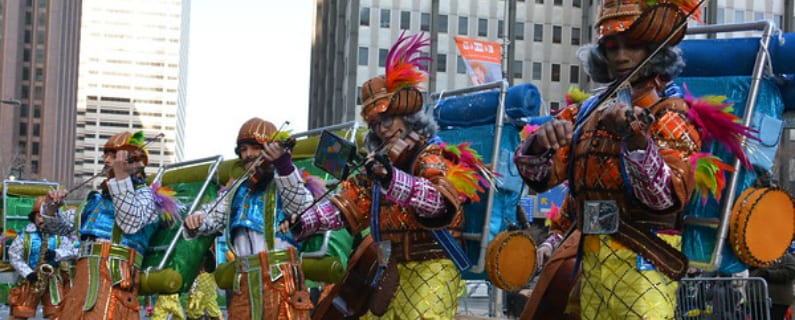 Ernest Participates in Mummer’s Day Parade