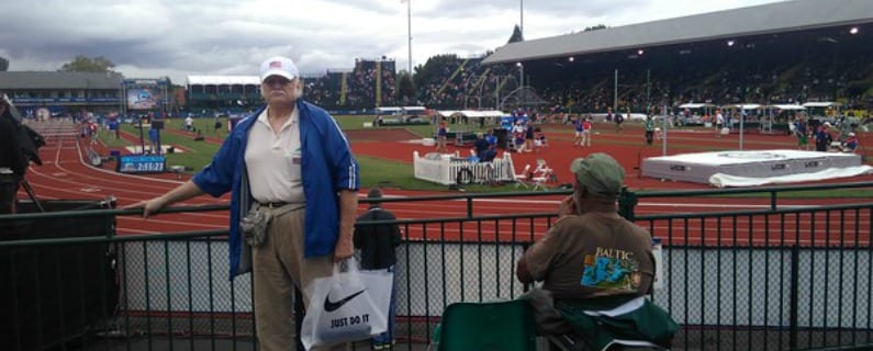 Rick Attends Pre-Olympics Track and Field Trials