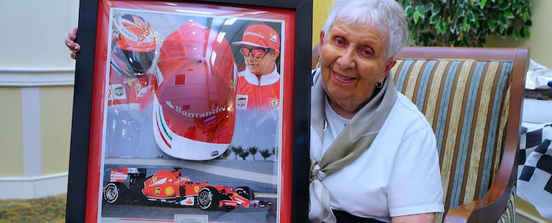 Van Celebrates Her Love of F1 Racing