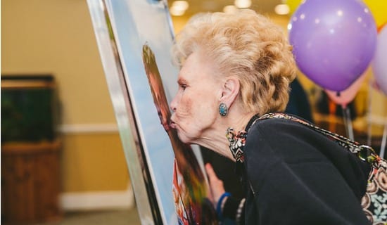 Betty Receives Autographed Tom Selleck Photos
