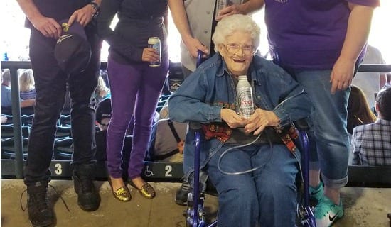Maxine, 93, wishes to attend a Rockies baseball game!