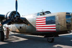 Historic B-24 airplane for Ignacio's wish