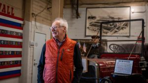 Wish recipient Earl looks fondly around him at the Four Wheel Drive Museum