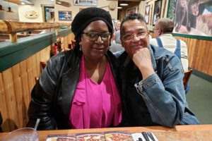 Wish recipient Patricia sits reunited with brother Steve