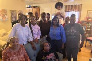 Hattie's friends and family reunited around her in Tchula Mississippi