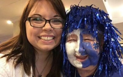 Cynthia Attends a Kentucy Wildcats Basketball Game
