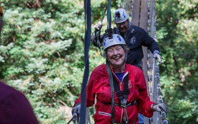 Melva Goes Zip Lining