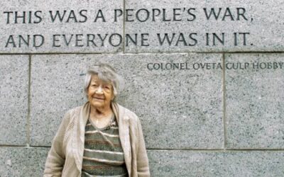 Navy Veteran Annette Visits WWII Memorial