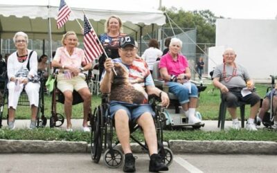 Art Celebrates His Service In A Parade