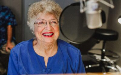 Barbara Records an Audiobook in the Studio with Audible