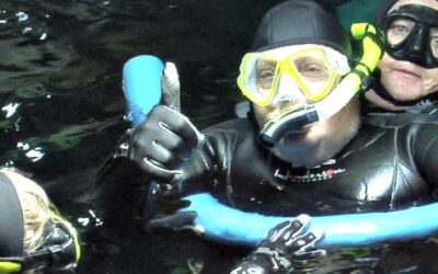 Dick Takes a Dive in an Aquarium