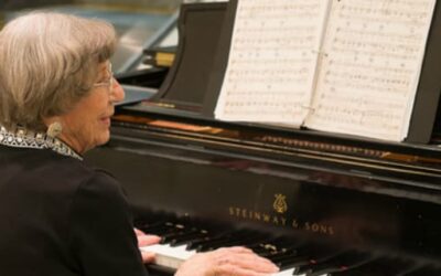 Dorothy Plays the Piano at Nordstrom