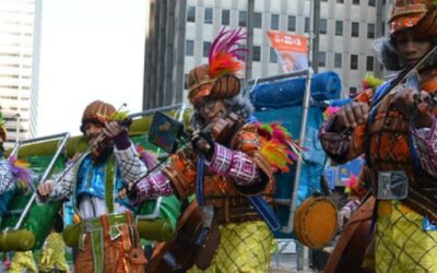Ernest Participates in Mummer’s Day Parade