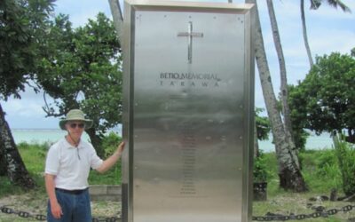 Ted Honors his Fallen Cousin in Tarawa, Kiribati