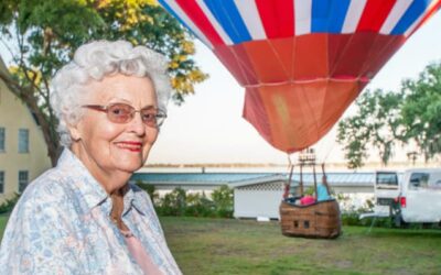Mary Experiences Freedom in a Hot Air Balloon