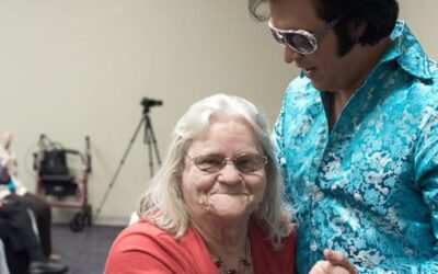 Ruby Dances with “Elvis” (Travis Powell)