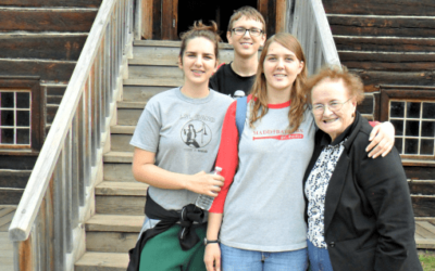 Pat Visits her Grandchildren in Canada