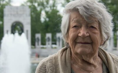 Navy Veteran Annette Visits WWII Memorial