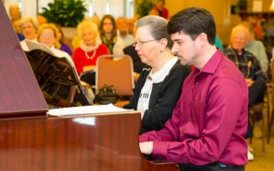 Marilyn gets a Concert Hall Experience with Former Student
