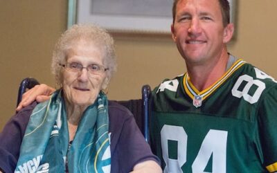 Rose meets a Green Bay Packers Player
