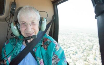 Lois Takes a Helicopter Ride Over Her Favorite City