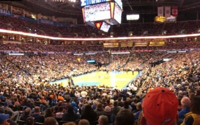 Phil Goes To OKC Thunder Basketball Game