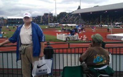 Rick Attends Pre-Olympics Track and Field Trials
