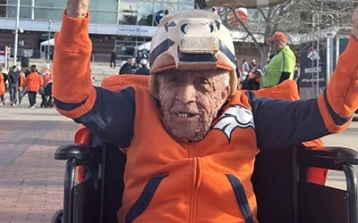 Jake goes to a Denver Broncos Game