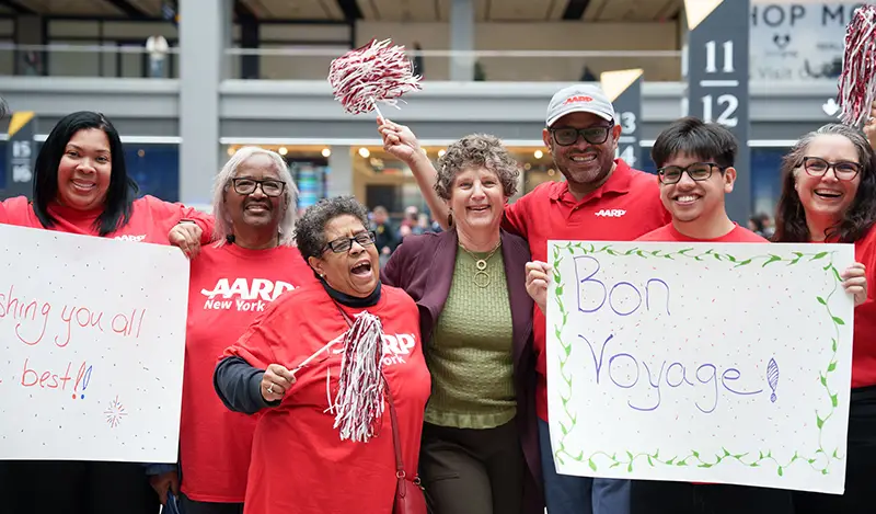 AARP New York volunteers wish lifetime