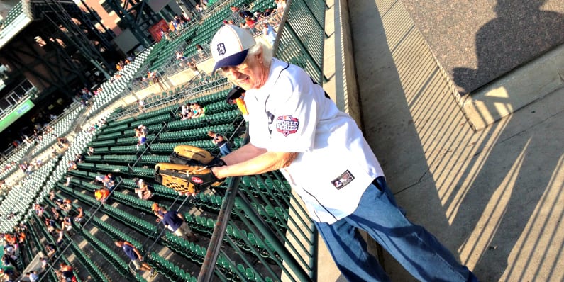 Benny Attends Tigers Game After Being a Lifelong Fan